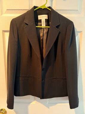 Liz Claiborne Black Tailored Two-Button Women's Blazer